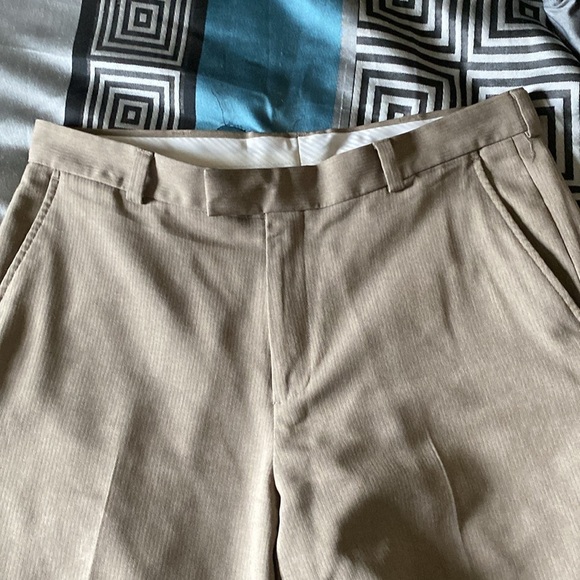 Kenneth Cole Reaction Tan Dress Pants for Men - Picture 3 of 8